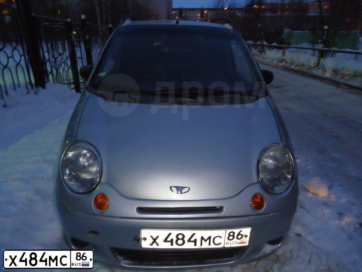 Фото автомобиля DAEWOO MATIZ, 2002 — госномер К314СМ90. Цвет: Серый