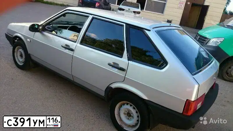 Фото автомобиля LADA 2109 SAMARA, 2003 — госномер С391УМ116. Цвет: Светло-серебристый металик