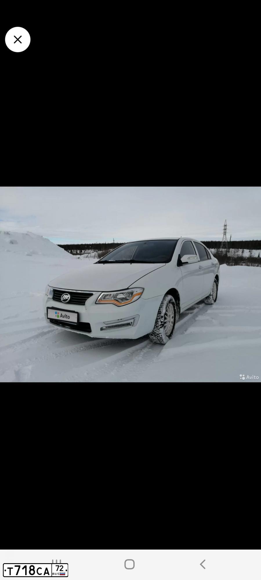 Фото автомобиля LIFAN SOLANO, 2015 — госномер В515УН89. Цвет: Белый