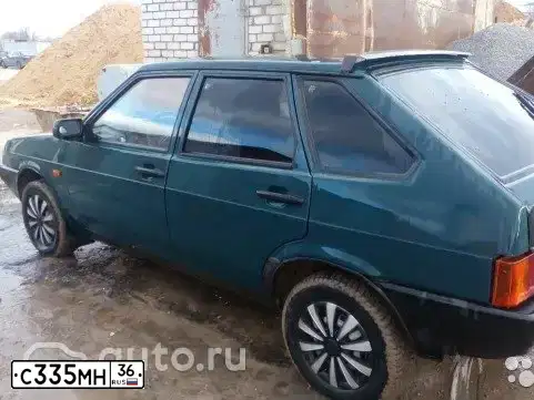 Фото автомобиля LADA 2109 SAMARA, 1999 — госномер С335МН36. Цвет: Сине-зеленый