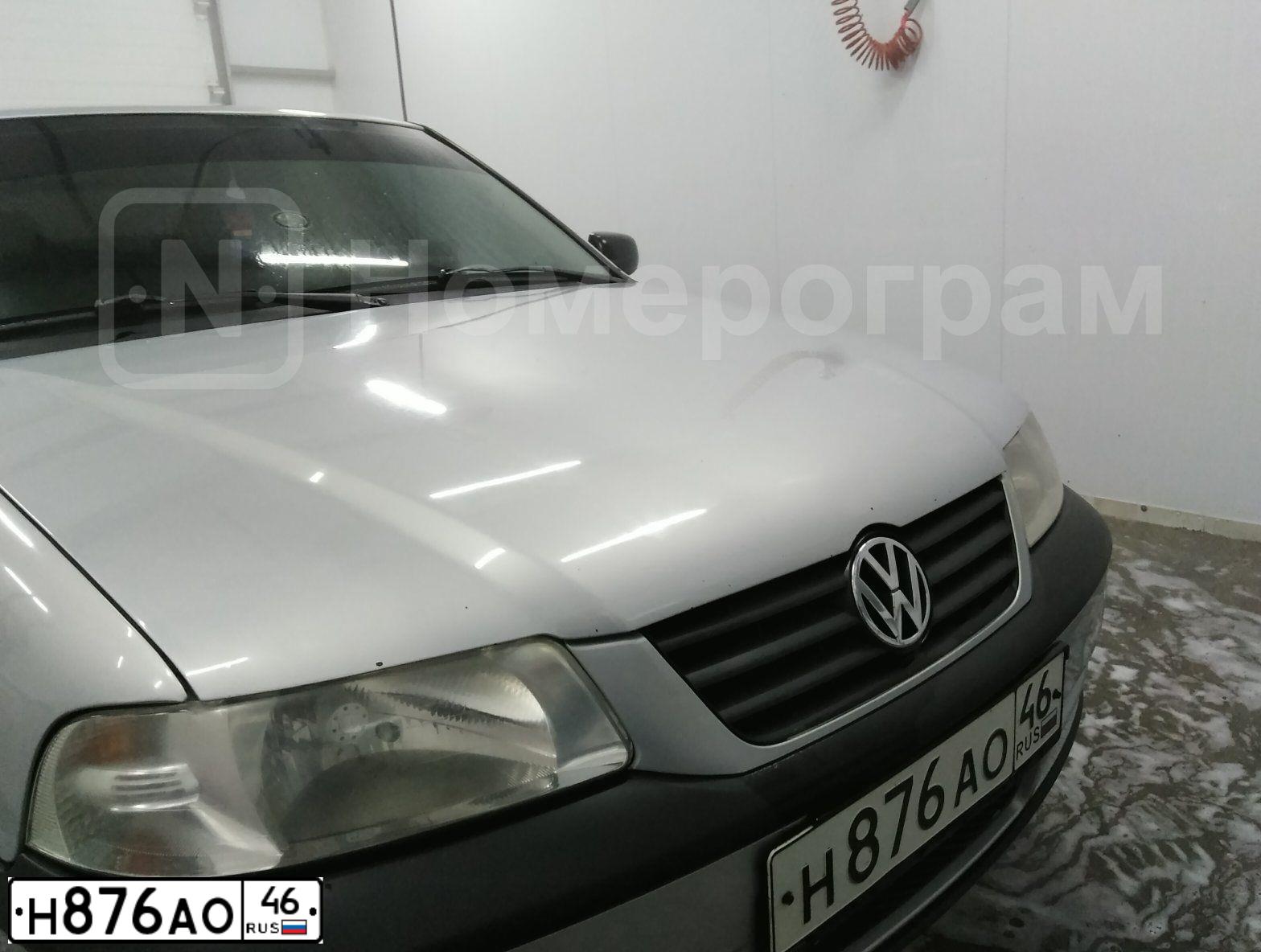Фото автомобиля VOLKSWAGEN POINTER, 2005 — госномер Р877НУ46. Цвет: серебристый