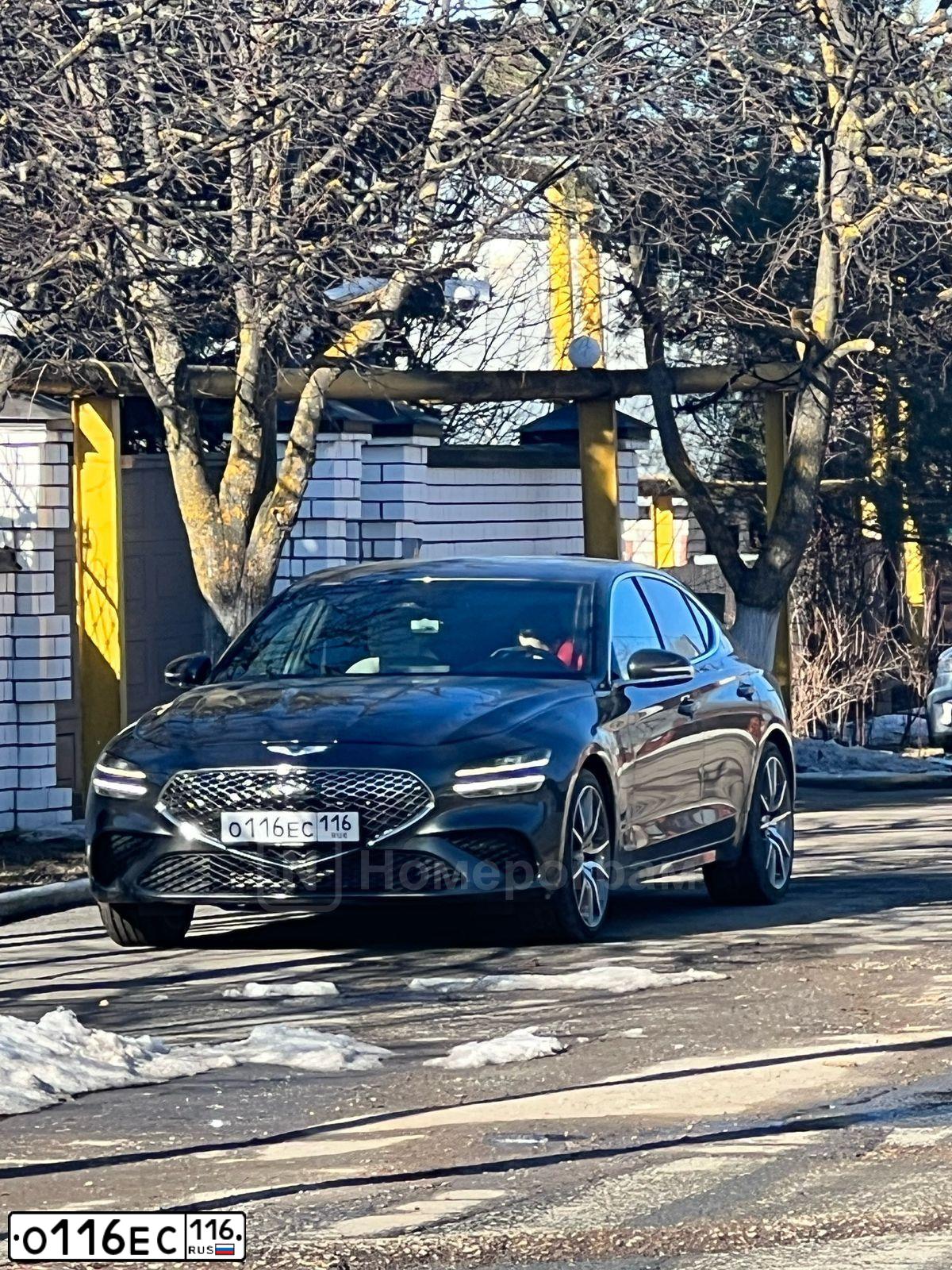 Фото автомобиля GAZ 3302 EL, 2011 — госномер О116ЕС116. Цвет: синий