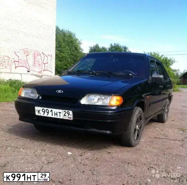 Фото автомобиля LADA 2115 SAMARA, 2011 — госномер К991НТ29. Цвет: Сине-Черный