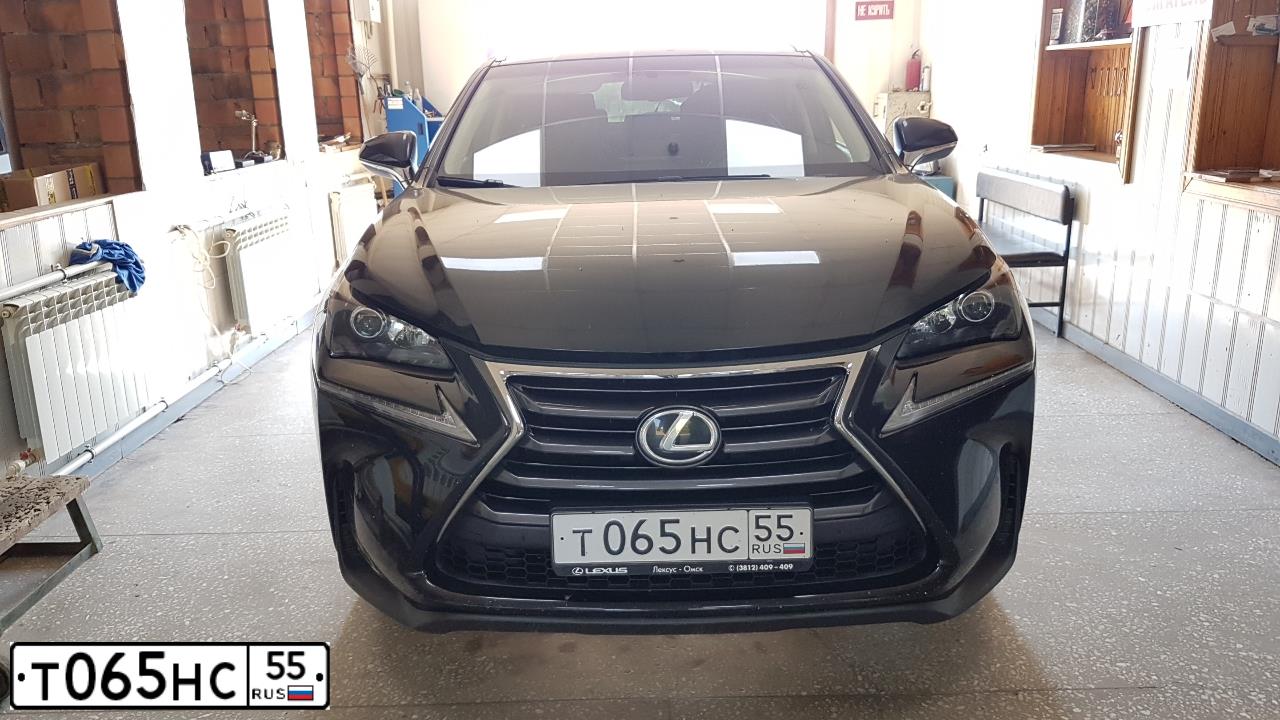 Фото автомобиля LEXUS NX, 2015 — госномер Т065НС55. Цвет: ЧЕРНЫЙ