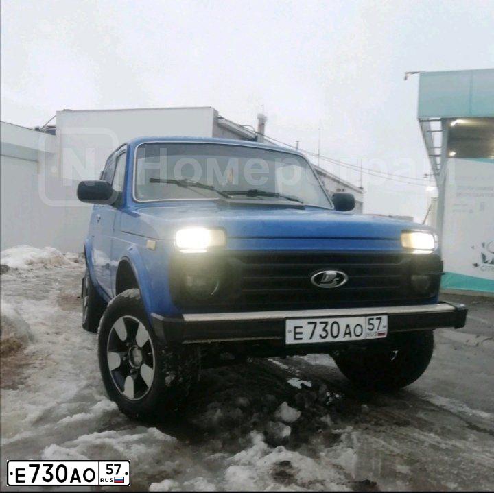 Фото автомобиля САЗ 8299, 2003 — госномер Е730АО57. Цвет: СИНИЙ