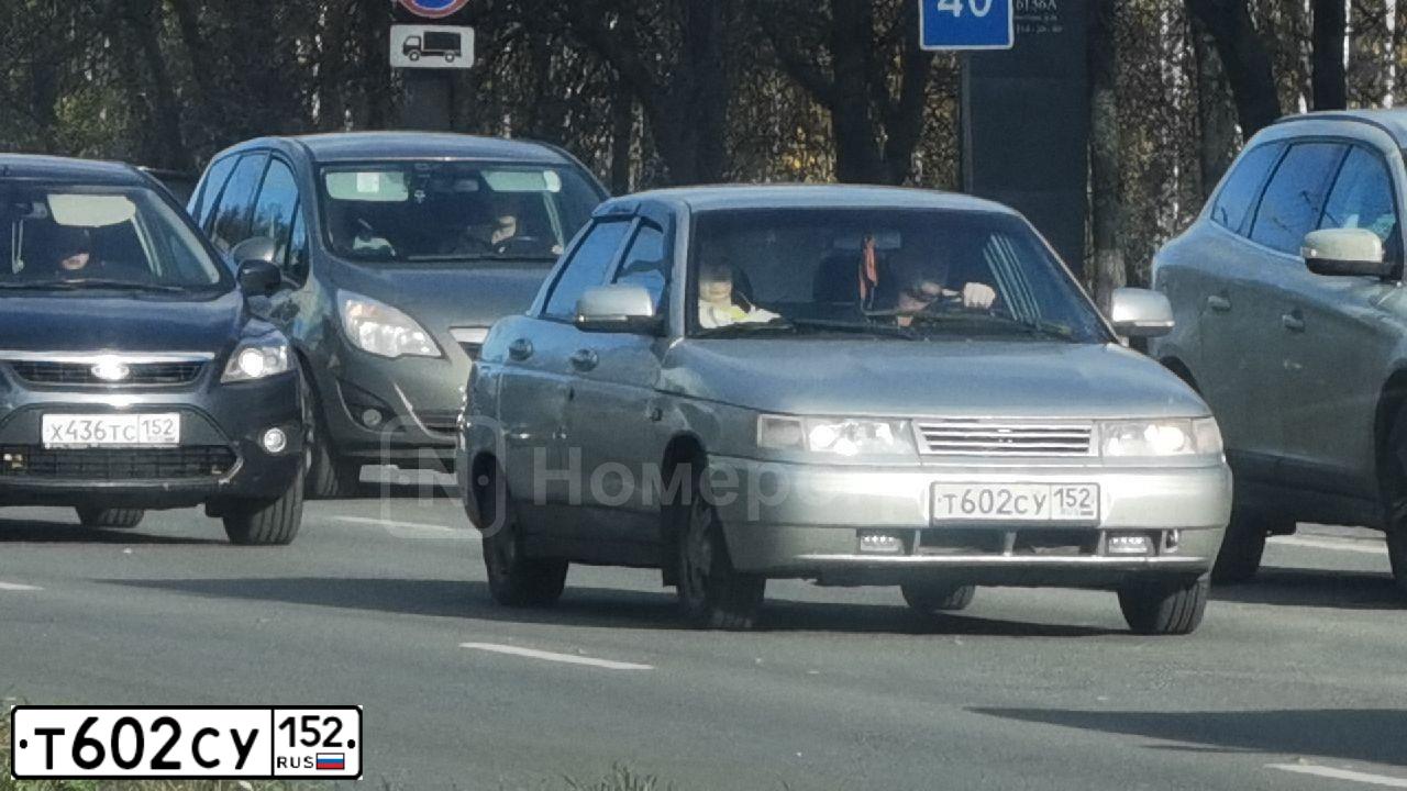 Фото автомобиля BOGDAN 2110/2111, 2011 — госномер Т602СУ152. Цвет: СЕРЕБРИСТЫЙ