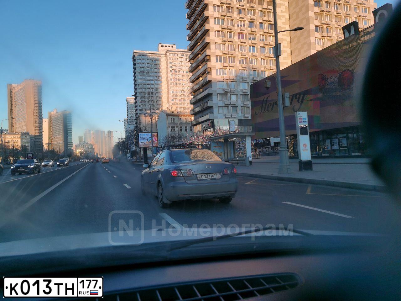 Фото автомобиля MAZDA 6, 2007 — госномер К013ТН177. Цвет: СЕРЫЙ