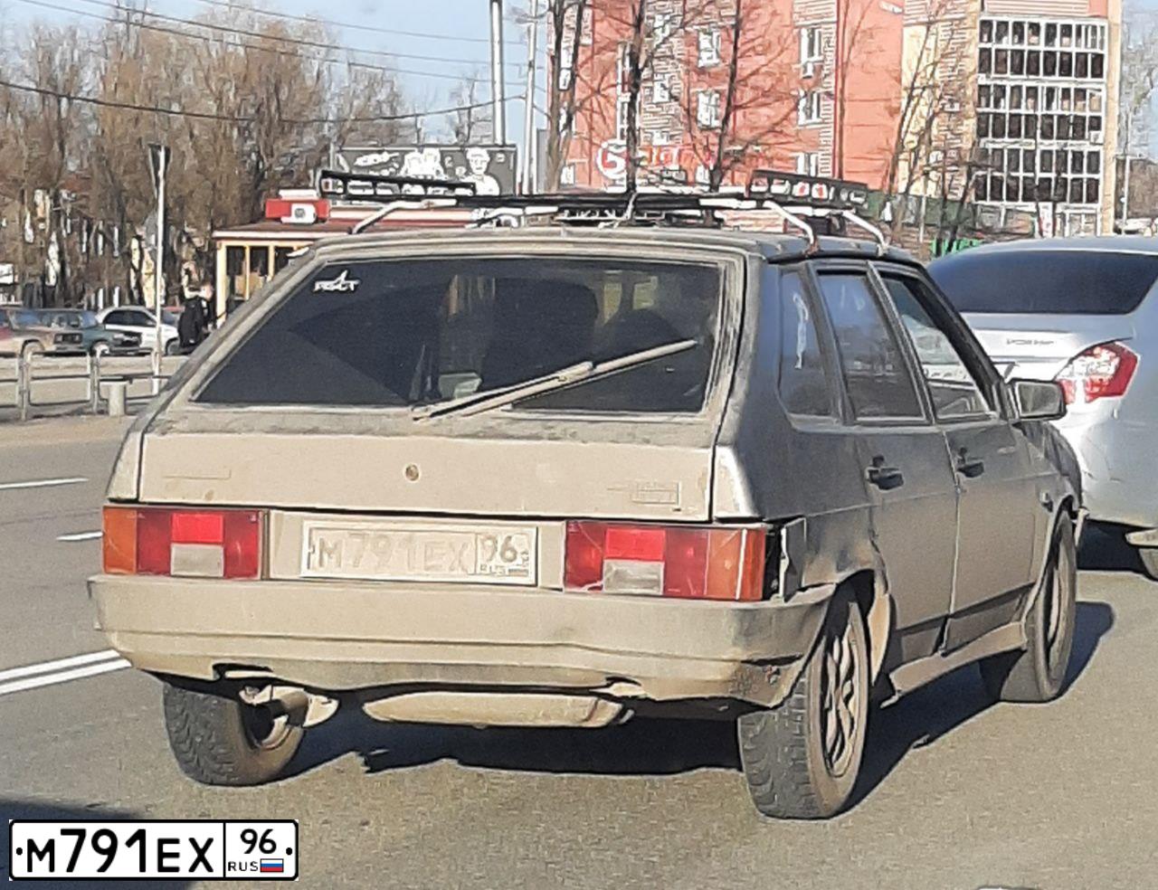 Фото автомобиля LADA 2109 SAMARA, 2001 — госномер М791ЕХ96. Цвет: СЕРО-ЗЕЛЕНЫЙ