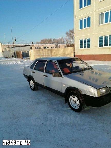 Фото автомобиля LADA 21099, 2001 — госномер А642МХ155. Цвет: СВЕТЛО-СЕРЕБРИСТЫЙ