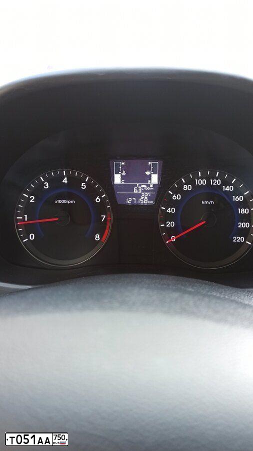 Фото автомобиля HYUNDAI SOLARIS, 2014 — госномер Р799ТН58. Цвет: ТЕМНО-СЕРЫЙ
