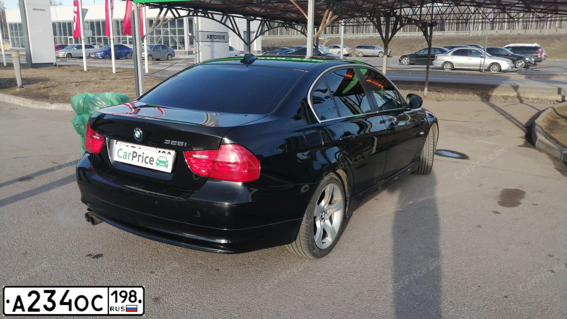 Фото автомобиля BMW SERIE 3, 2011 — госномер В665ЕУ147. Цвет: ЧЕРНЫЙ