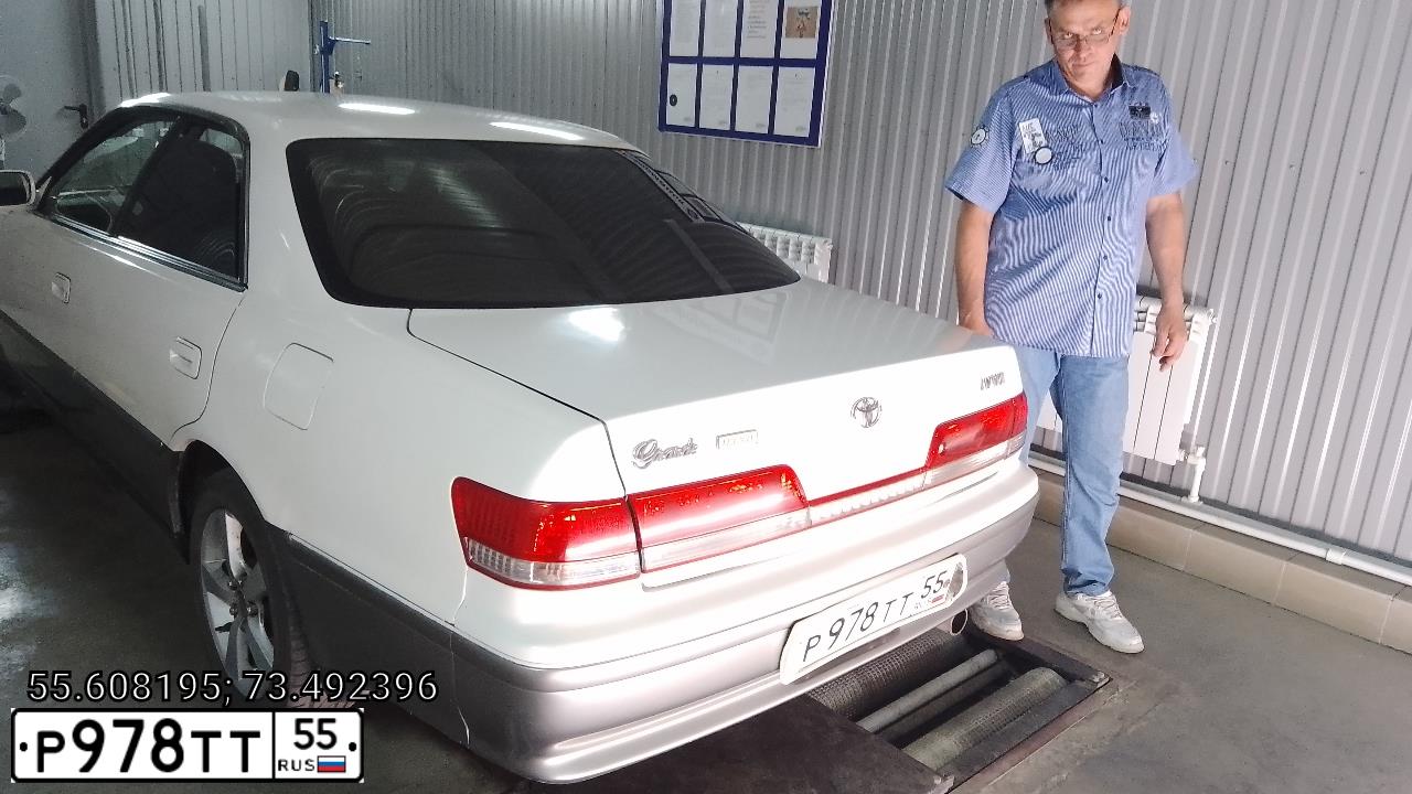 Фото автомобиля TOYOTA MARK II, 1998 — госномер Р978ТТ55