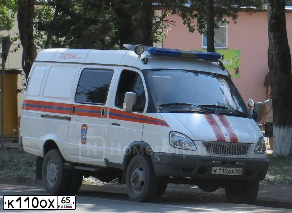 Фото автомобиля GAZ 2705 EL, 2007 — госномер К110ОХ65. Цвет: Белый