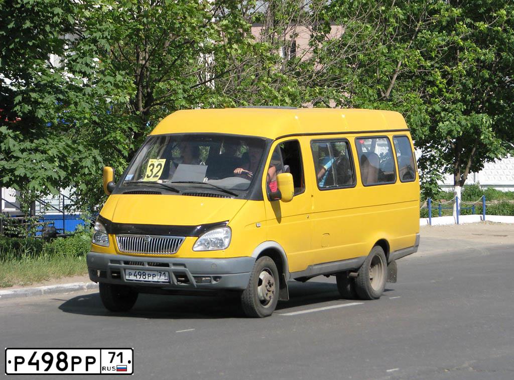 Фото автомобиля GAZ 3221 EL, 2005 — госномер Р498РР71. Цвет: ЖЕЛТЫЙ