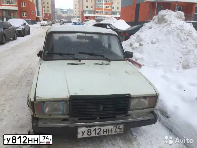Фото автомобиля LADA 2107, 1997 — госномер А388ХВ174. Цвет: БЕЛЫЙ