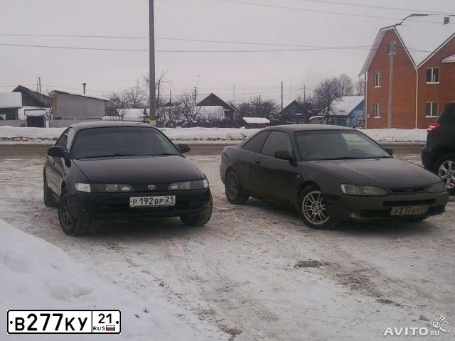 Фото автомобиля ТОУОТА СОRОLLА LЕVIN ТОУОТА СОRОLLА LЕVIN, 1997 — госномер В277КУ21. Цвет: Черный