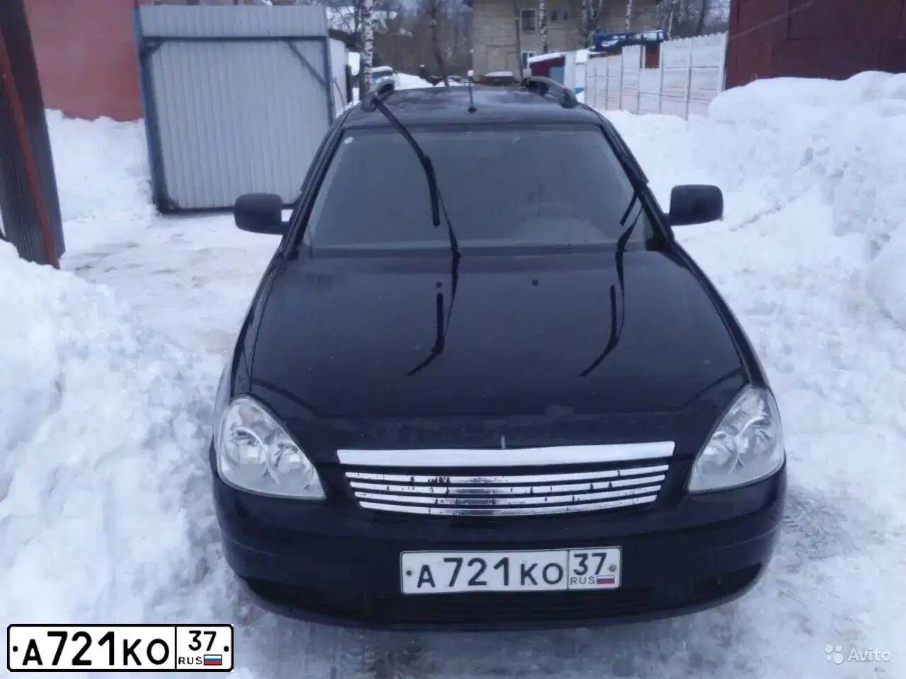 Фото автомобиля LADA 2171 PRIORA, 2012 — госномер А721КО37. Цвет: СИНЕ- ЧЕРНЫЙ