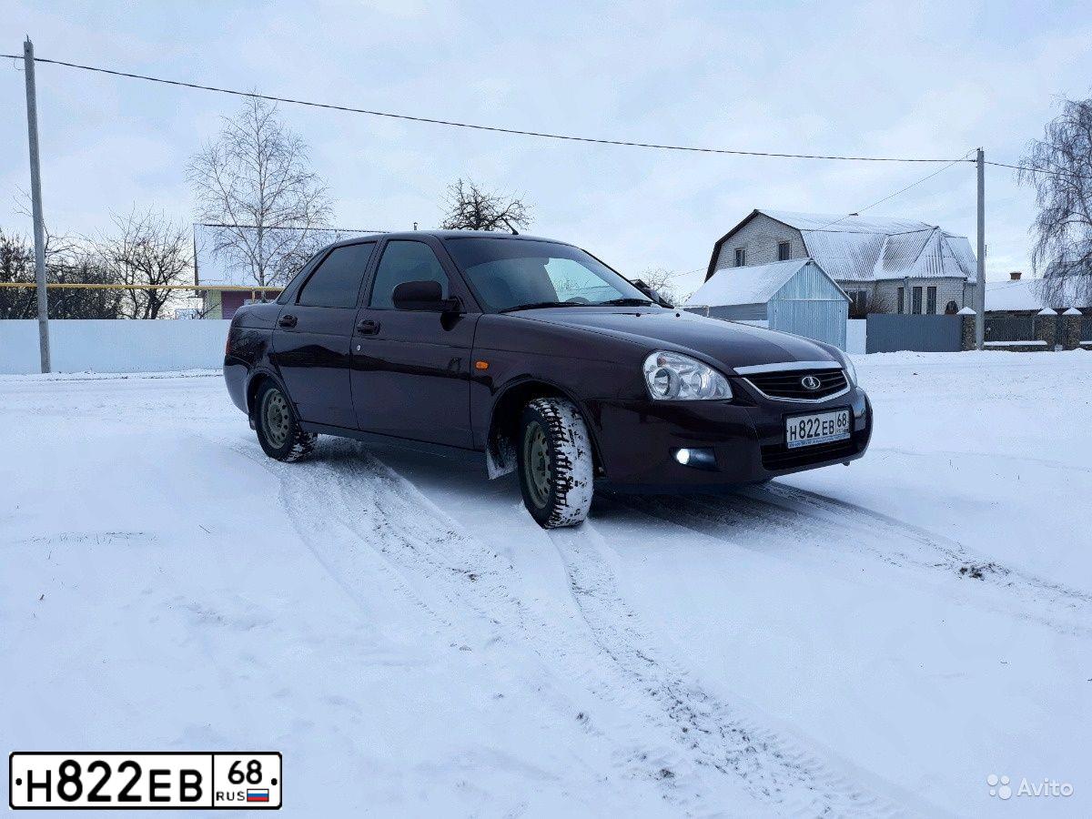 Фото автомобиля LADA 2170 PRIORA, 2012 — госномер Н822ЕВ68. Цвет: ТЕМНО-ВИШНЕВЫЙ