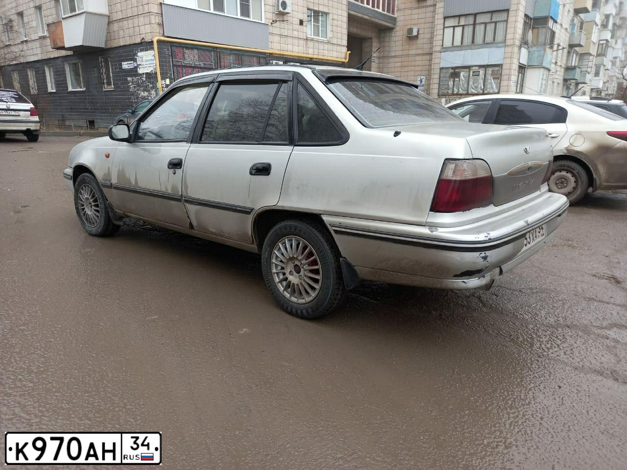Фото автомобиля DAEWOO ESPERO, 1998 — госномер К970АН34. Цвет: ЗЕЛЕНЫЙ