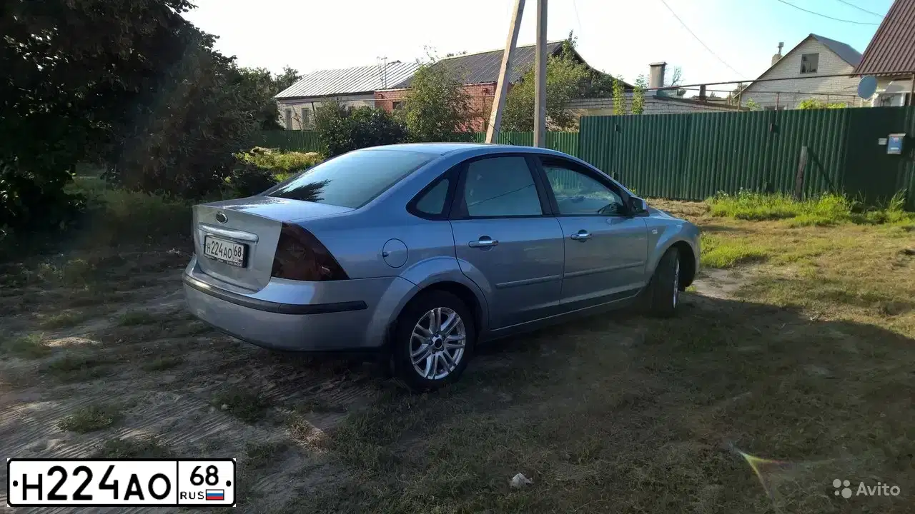 Фото автомобиля FORD FOCUS, 2007 — госномер О789ОР68. Цвет: СЕРО-ГОЛУБОЙ