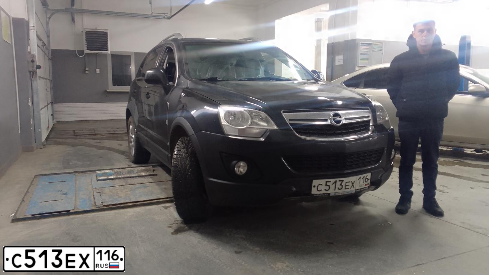 Фото автомобиля OPEL ANTARA, 2012 — госномер С513ЕХ116. Цвет: ЧЕРНЫЙ