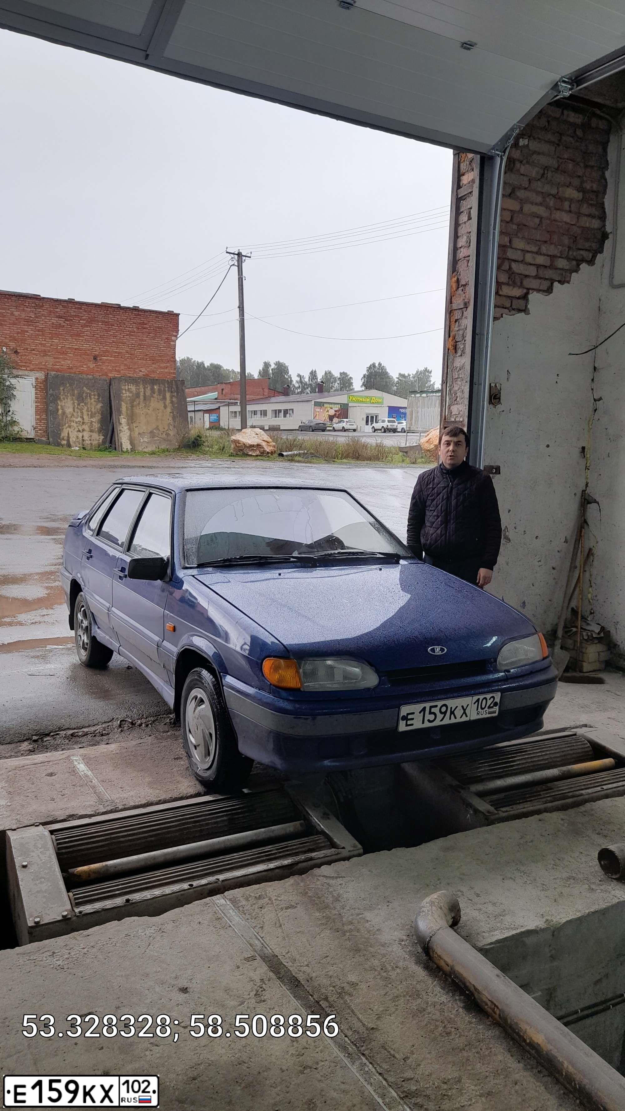 Фото автомобиля LADA 2115 SAMARA, 2003 — госномер Е159КХ102