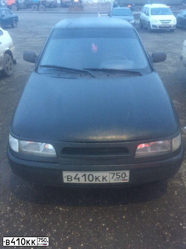 Фото автомобиля LADA 2110, 2004 — госномер Р110АС190. Цвет: ЧЕРНЫЙ