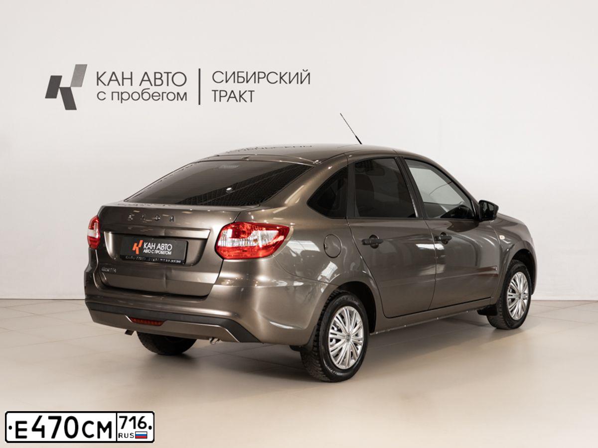 Фото автомобиля LADA 2191 GRANTA, 2020 — госномер Е470СМ716. Цвет: Коричневый