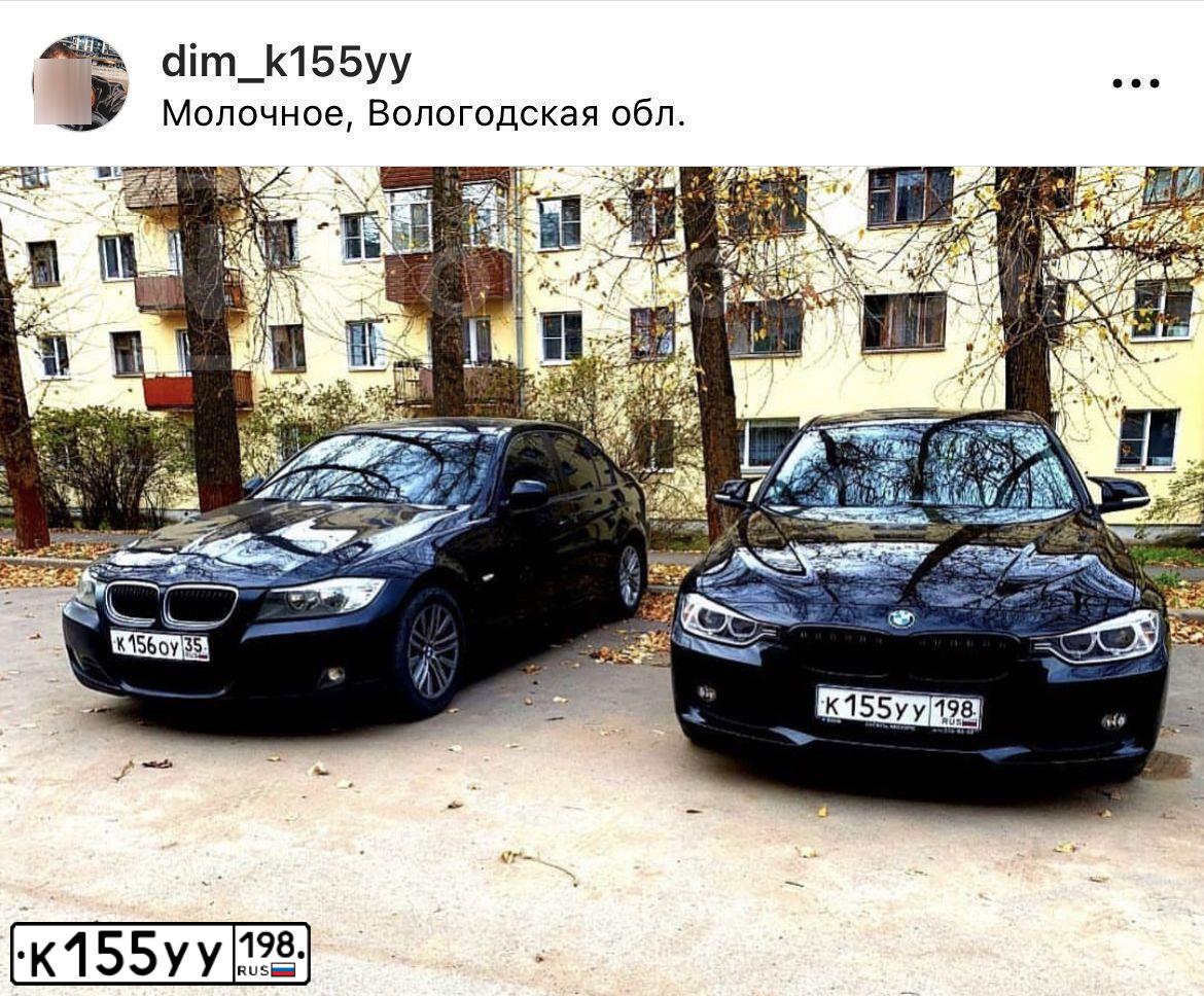 Фото автомобиля BMW SERIE 3, 2013 — госномер К155УУ198. Цвет: ЧЕРНЫЙ