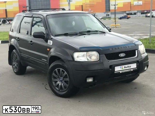 Фото автомобиля FORD MAVERICK, 2001 — госномер Х533ВК977. Цвет: ЧЕРНЫЙ