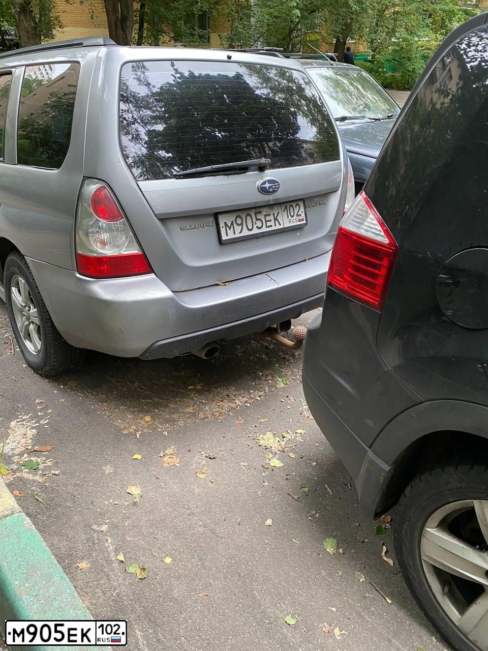 Фото автомобиля SUBARU FORESTER, 2007 — госномер В559МХ790. Цвет: Серебристый
