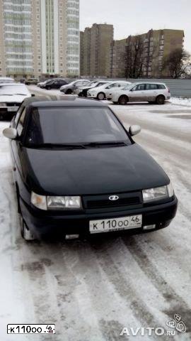Фото автомобиля LADA 2110, 2002 — госномер К110ОО46. Цвет: ТЕМНО-ЗЕЛЕНЫЙ