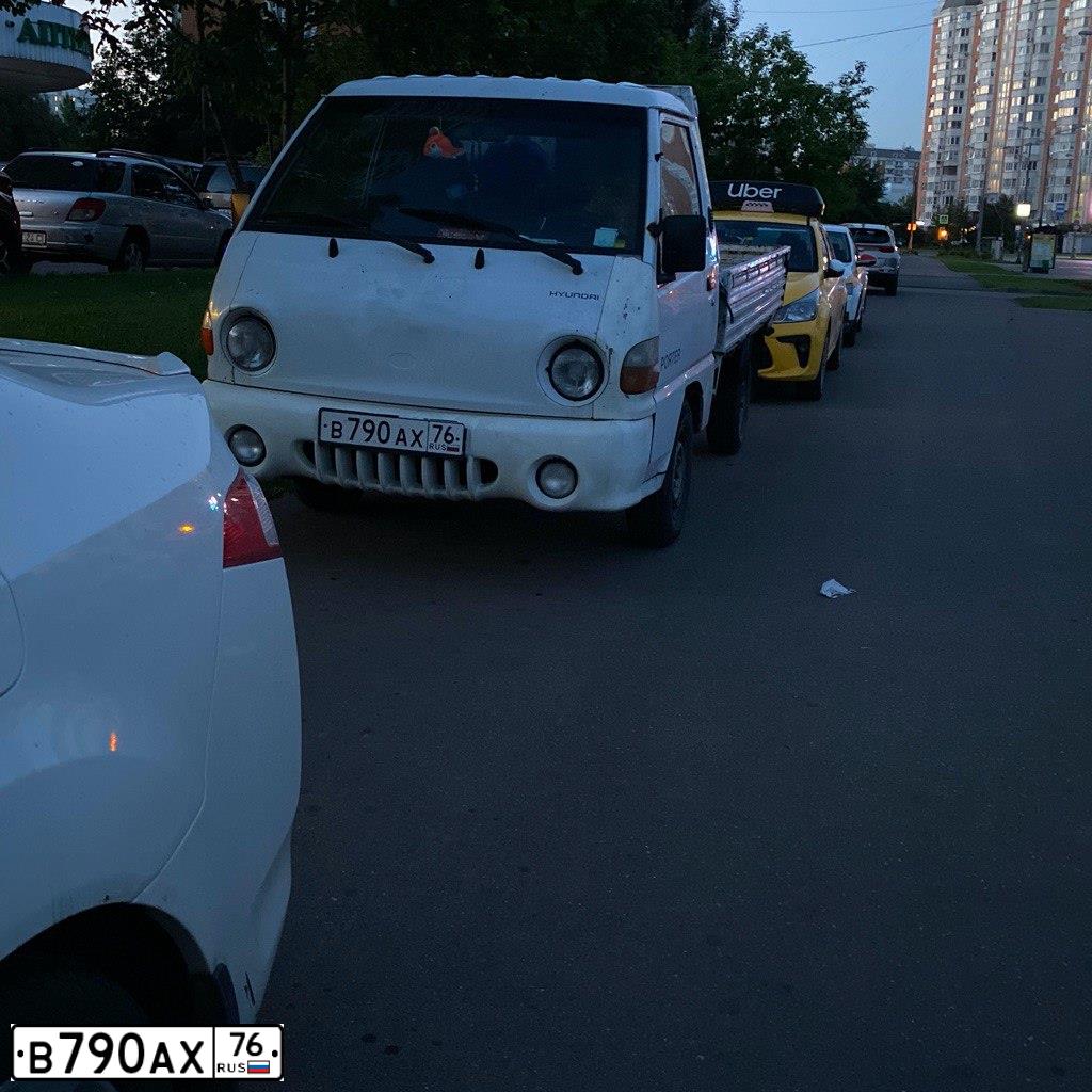 Фото автомобиля TAGAZ PORTER, 2007 — госномер В790АХ76. Цвет: Белый