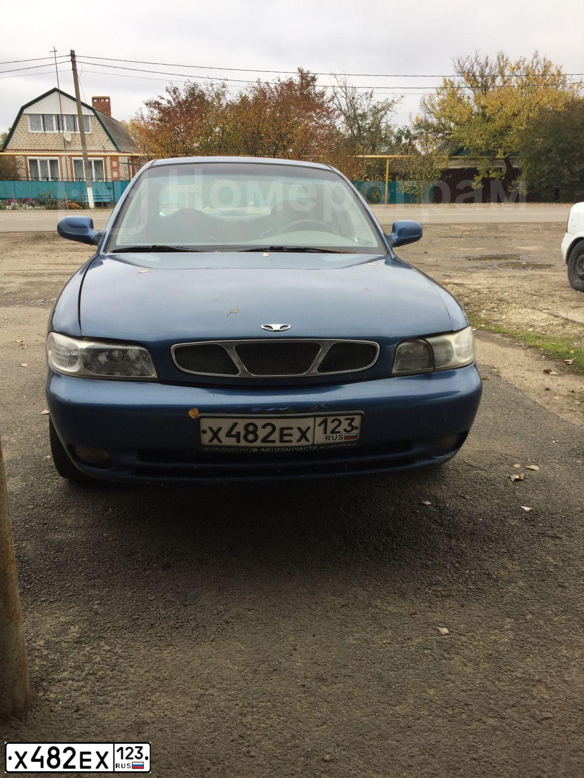 Фото автомобиля DAEWOO NUBIRA, 1998 — госномер Х482ЕХ123. Цвет: синий