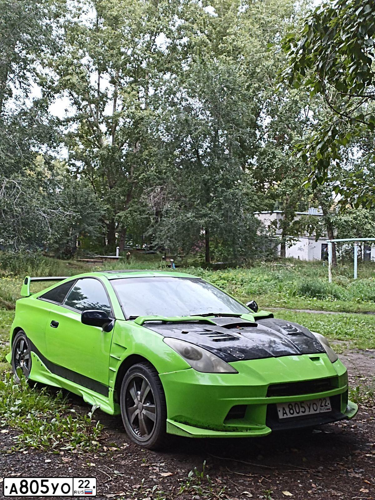 Фото автомобиля TOYOTA CELICA, 2003 — госномер Х500ОК36. Цвет: САЛАТОВЫЙ