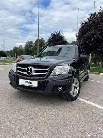 Фото автомобиля MERCEDES GLK-KLASSE, 2008 — госномер М238МР152. Цвет: ЧЕРНЫЙ