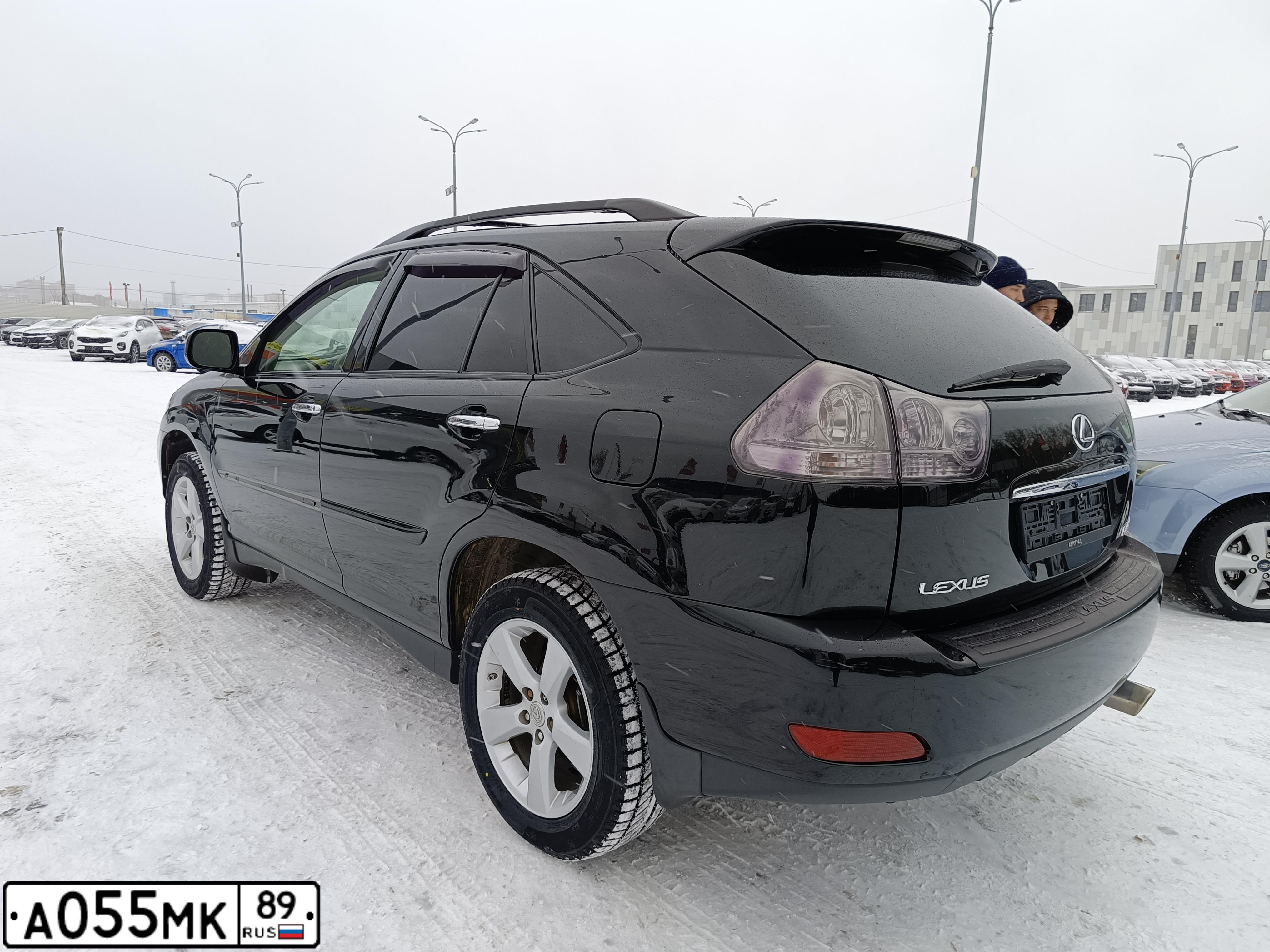 Фото автомобиля LEXUS RX, 2007 — госномер А460ЕК172. Цвет: ЧЕРНЫЙ