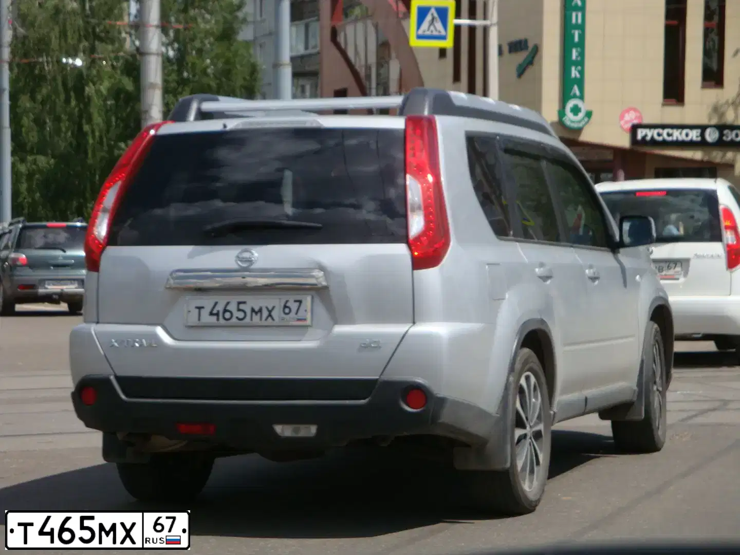 Фото автомобиля NISSAN X-TRAIL, 2013 — госномер Х155ХТ750. Цвет: СЕРЕБРИСТЫЙ