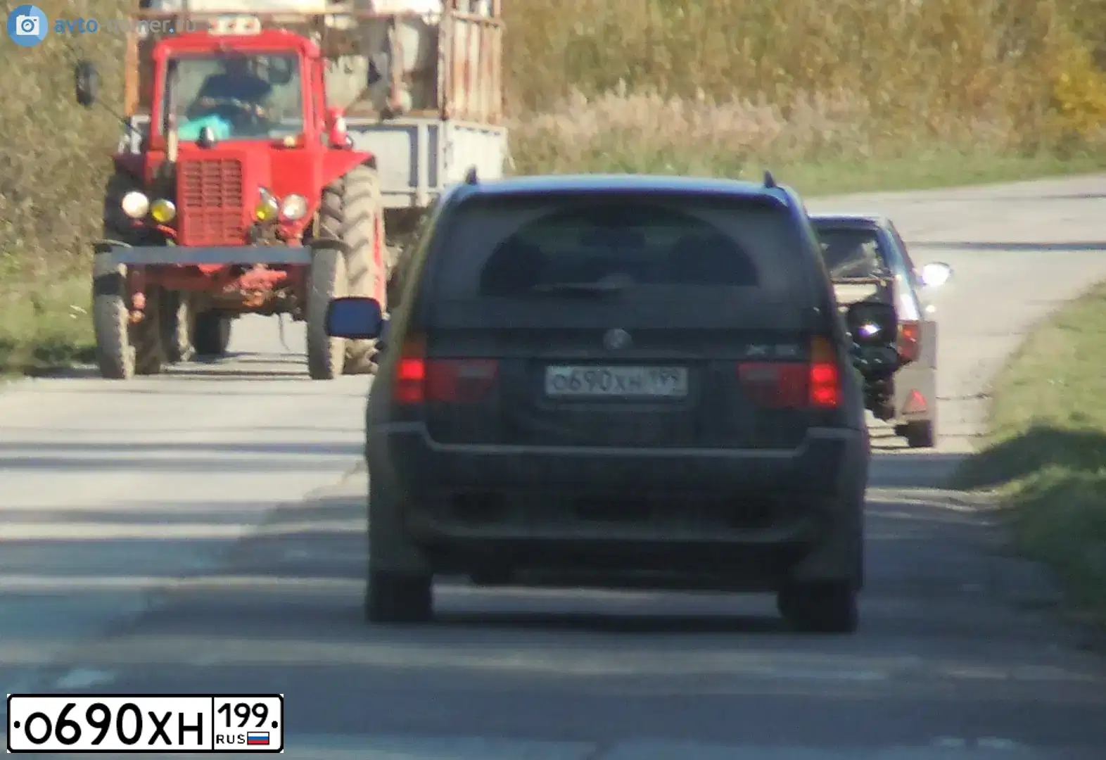 Фото автомобиля BMW X5, 2000 — госномер Н345ТО46. Цвет: ЧЕРНЫЙ
