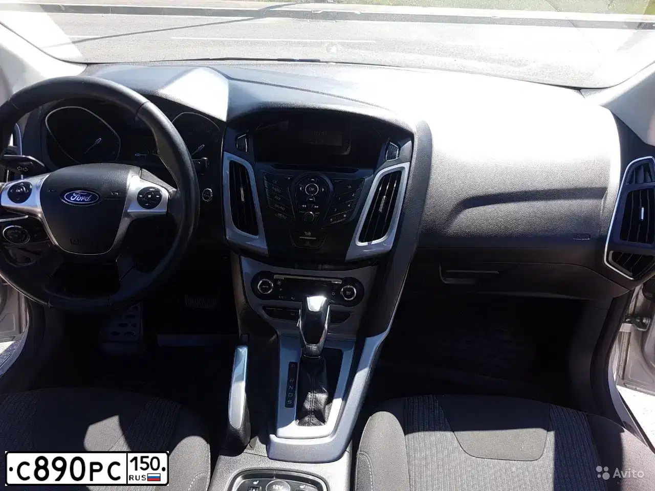 Фото автомобиля FORD FOCUS, 2008 — госномер Н552СХ190. Цвет: ЧЕРНЫЙ