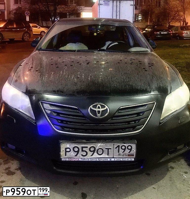 Фото автомобиля TOYOTA CAMRY, 2008 — госномер К165НР95. Цвет: ЧЕРНЫЙ