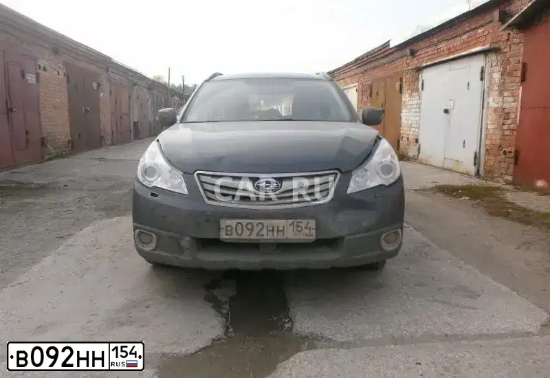 Фото автомобиля SUBARU OUTBACK, 2011 — госномер О635ВА04. Цвет: СЕРЫЙ