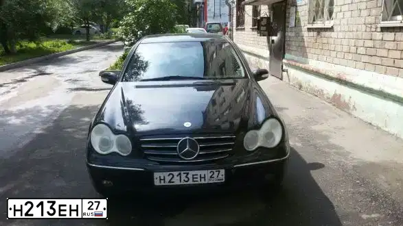 Фото автомобиля MERCEDES-BENZ C200, 2003 — госномер А118НН79