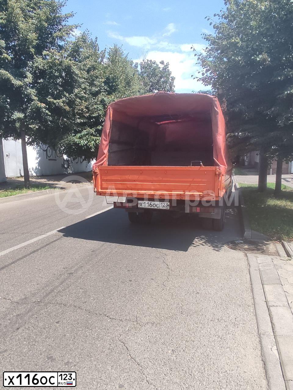 Фото автомобиля GAZ 3302 EL, 2014 — госномер Х116ОС123. Цвет: Белый