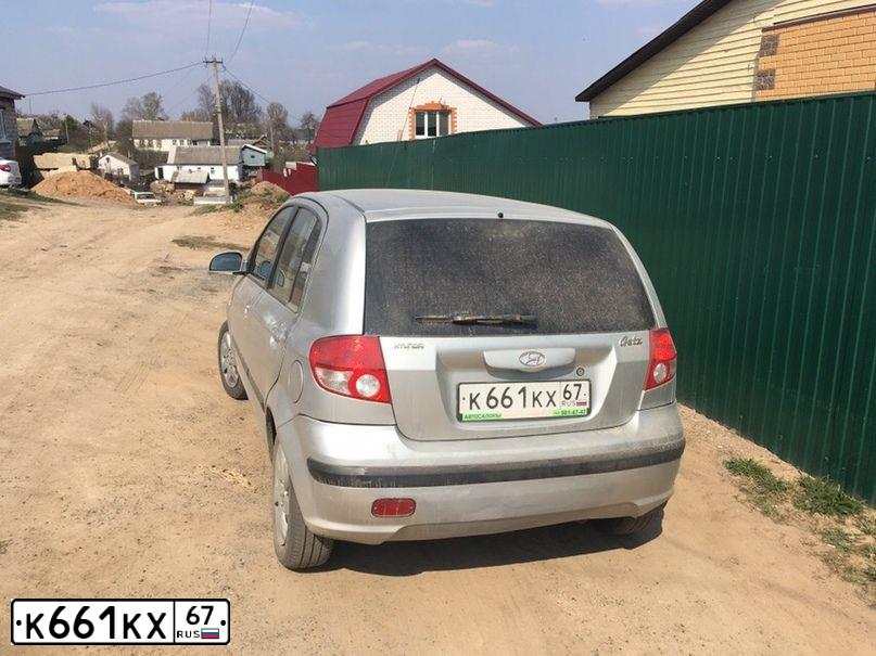 Фото автомобиля HYUNDAI GETZ, 2005 — госномер О087РХ46. Цвет: СЕРЕБРИСТЫЙ