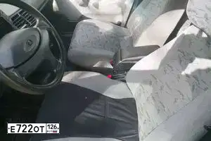 Фото автомобиля LADA 2110 LADA, 2006 — госномер Е722ОТ126. Цвет: средний серо-зеленый металлик