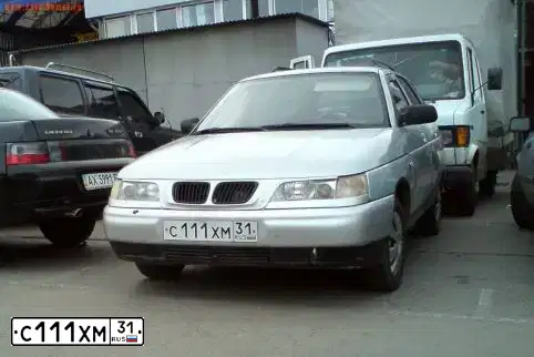 Фото автомобиля SEAZ OKA, 2000 — госномер С111ХМ31. Цвет: ВИШНЕВЫЙ