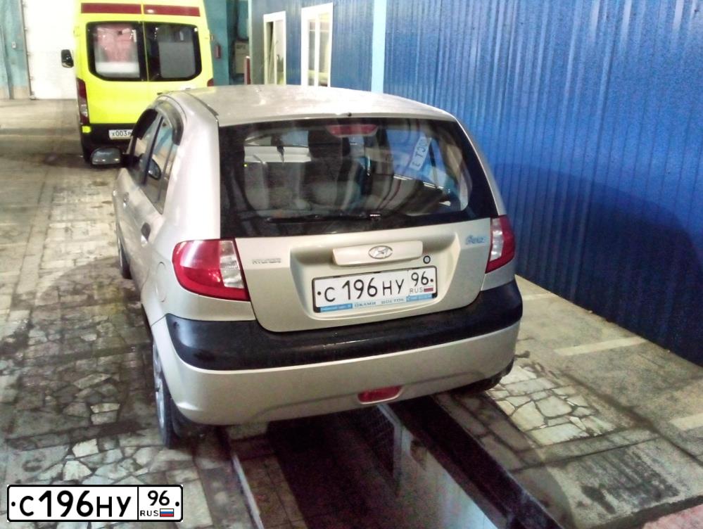 Фото автомобиля HYUNDAI GETZ, 2007 — госномер С196НУ96