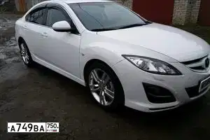 Фото автомобиля MAZDA 6, 2011 — госномер К819ВЕ763. Цвет: Белый