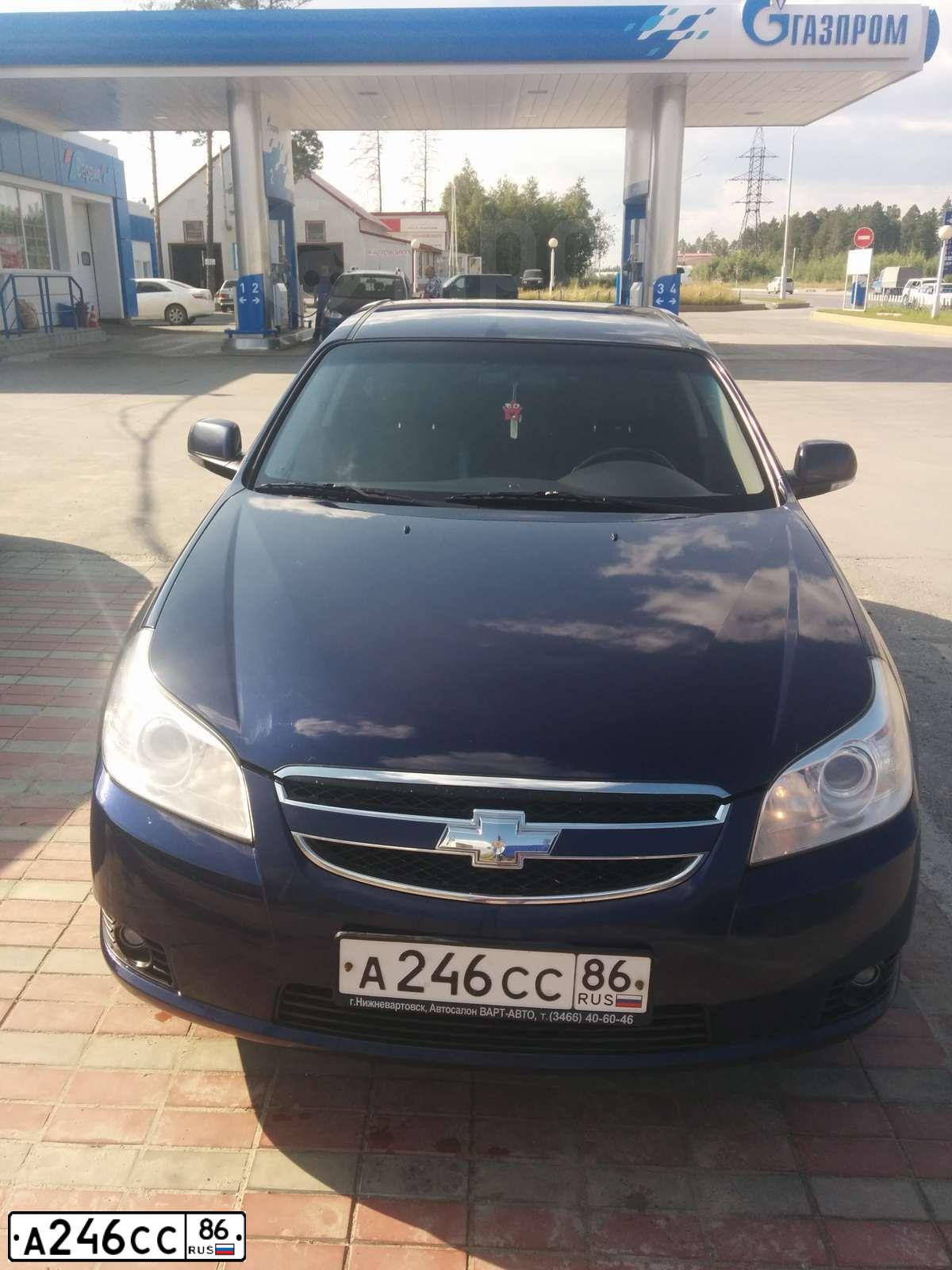 Фото автомобиля CHEVROLET EPICA, 2008 — госномер Е869НЕ186